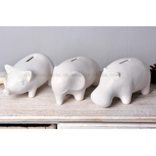 OEM Elephant Hippo Ceramic Decorative Craft Money Box for Promotion